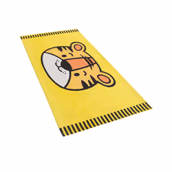 Kids Rug Tiger Print 60 x 90 cm Yellow RANCHI