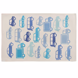 Kids Rug Car Print 60 x 90 cm Blue MADURAJ