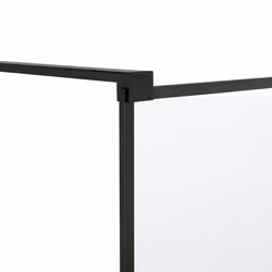 Shower Screen WASPAM II 1000 x 1900 mm Black