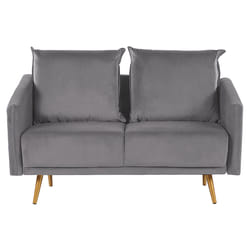 Sofa MAURA Velvet Grey 2 Seater