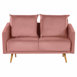 Sofa MAURA Velvet Pink 2 Seater