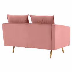 Sofa MAURA Velvet Pink 2 Seater
