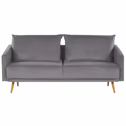 Sofa MAURA Velvet Grey 3 Seater
