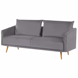 Sofa MAURA Velvet Grey 3 Seater
