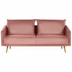 Sofa MAURA Velvet Pink 3 Seater