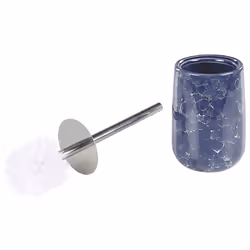 6-Piece Bathroom Accessories Set ANTUCO Ceramic Blue