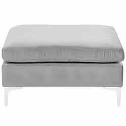 Ottoman EVJA Velvet Grey