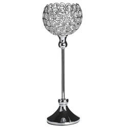 Candle Holder ESTERNAY Metal 27 cm Silver