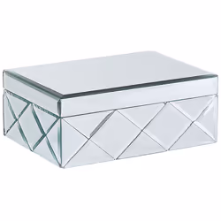 Trinket Box GORRON Glass Silver