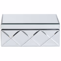 Trinket Box GORRON Glass Silver