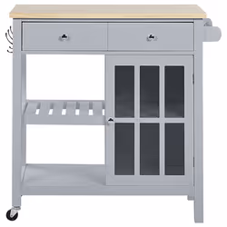 Kitchen Trolley GENOA Grey - Additional view 4