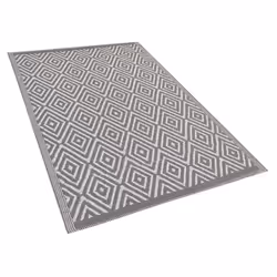 Outdoor Area Rug 120 x 180 cm Grey SIKAR