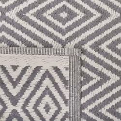 Outdoor Area Rug 120 x 180 cm Grey SIKAR