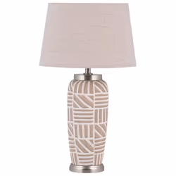 Table Lamp TRAISEN Ceramic Beige