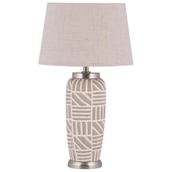 Table Lamp TRAISEN Ceramic Beige