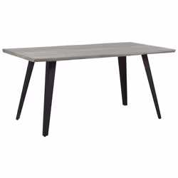 Dining Table WITNEY Grey 160 cm 90 cm
