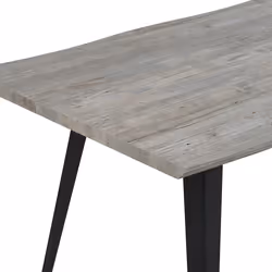Dining Table WITNEY Grey 160 cm 90 cm