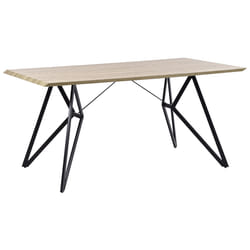 Dining Table BUSCOT Light Brown 160 cm 90 cm