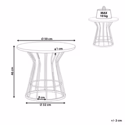 Coffee Table CONCAN White Marble