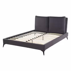 Bed Velvet MELLE 140 x 200 cm (EU Double) Dark Grey - Additional view 5