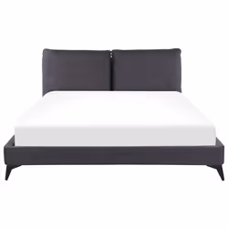 Bed Velvet MELLE 180 x 200 cm (EU Super King) Dark Grey