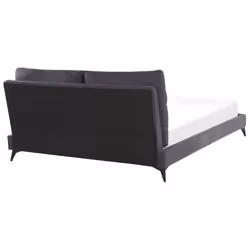 Bed Velvet MELLE 180 x 200 cm (EU Super King) Dark Grey - Additional view 4