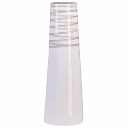 Decorative Vase TARRAGONA Ceramic 57 cm White