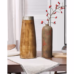 Decorative Vase UBEDA Ceramic 41 cm Green