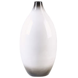 Decorative Vase BAEZA Ceramic 46 cm White