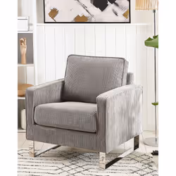 Armchair VIND Corduroy Light Grey