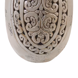 Decorative Vase MEGARA Ceramic 51 cm Grey
