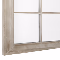 Wall Mirror TREVOL 77 cm 130 cm Metal Beige