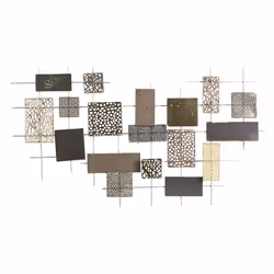 Wall Decor ASTATINE Metal 50 cm Gold