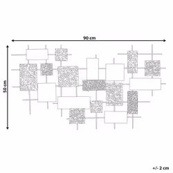 Wall Decor ASTATINE Metal 50 cm Gold