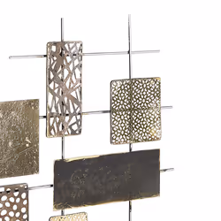 Wall Decor ASTATINE Metal 50 cm Gold - Additional view 4
