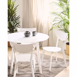 Set of 2 Dining Chairs ROXBY White