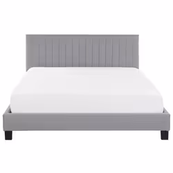 Bed Fabric POITIERS 180 x 200 cm (EU Super King) Light Grey