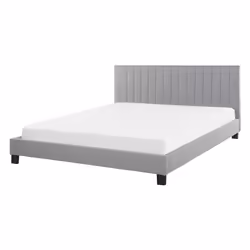 Bed Fabric POITIERS 140 x 200 cm (EU Double) Light Grey