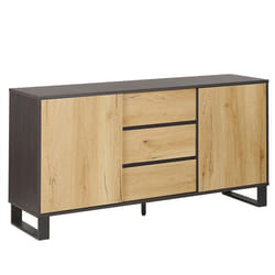2 Door Sideboard ELDA Brown/ Black