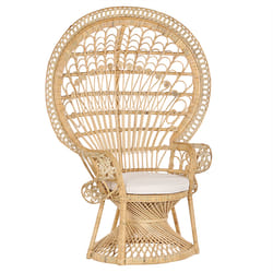 Peacock Chair EMMANUELLE Rattan Natural