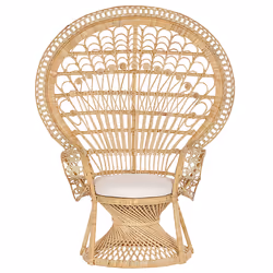 Peacock Chair EMMANUELLE Rattan Natural