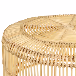 Coffee Table LIMNI Rattan Light Brown - Additional view 3