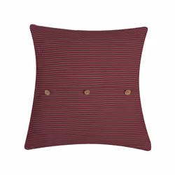 Cushion Striped 45 x 45 cm Red CAMPANULA