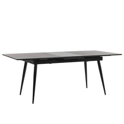 Extending Dining Table MALDON 160/200 cm 90 cm Black