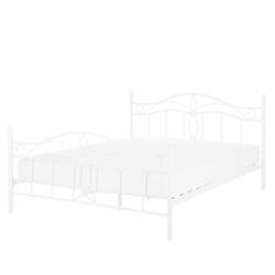 Bed Metal ANTLIA 140 x 200 cm (EU Double) White