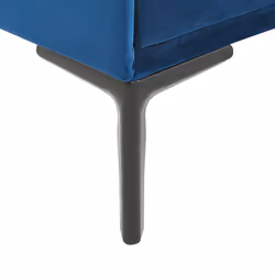 2 Drawer Velvet Bedside Table Blue SEZANNE - Additional view 5