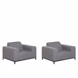 Armchair ROVIGO Fabric Grey