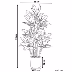 Artificial Potted Plant 70 cm MAGNOLIA - Additional view 5