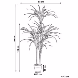 Artificial Potted Plant 147 cm DRACAENA ANITA - Additional view 4