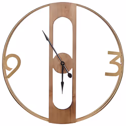 Wall Clock MULHOUSE 50 cm Brown
